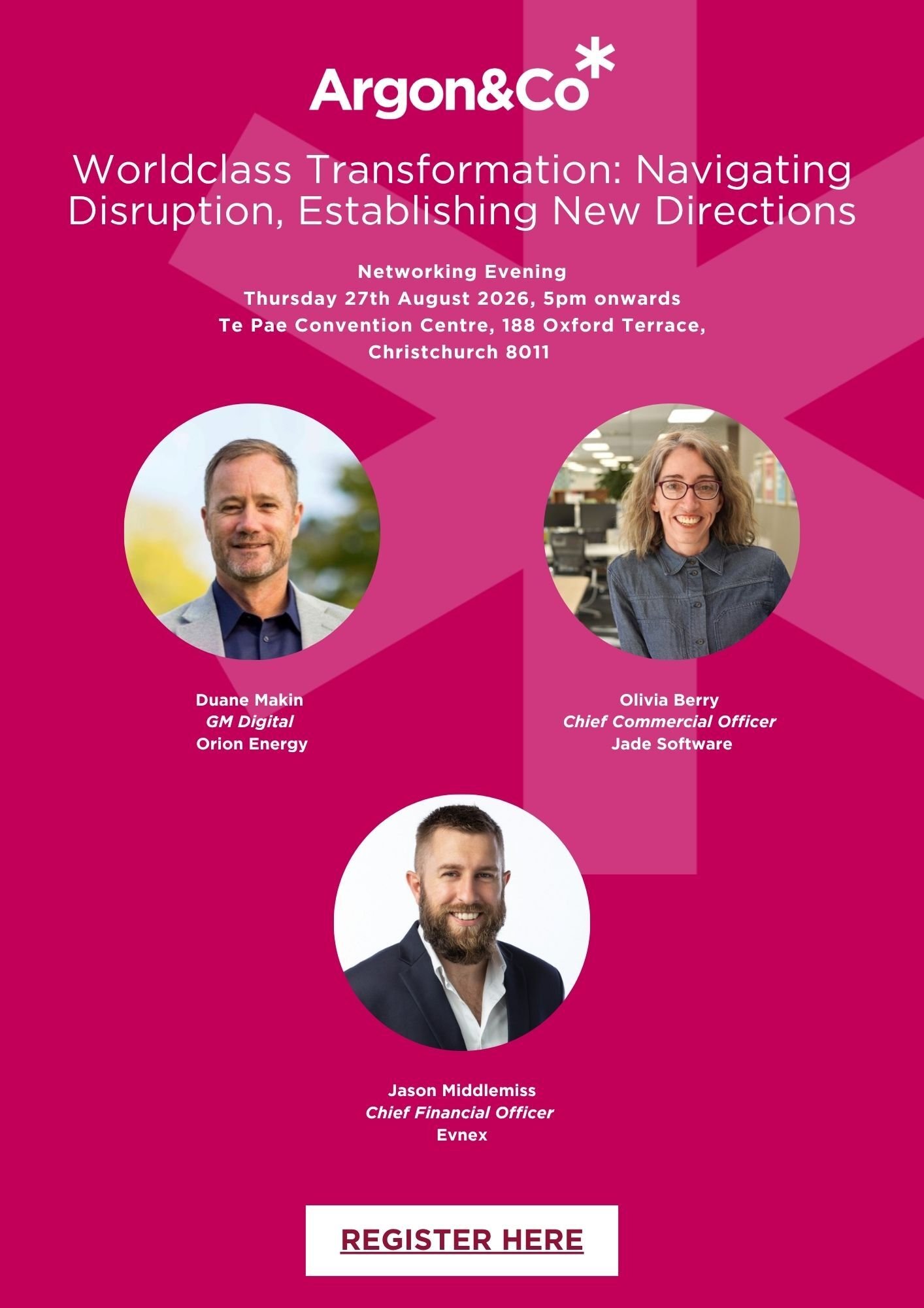 Argon & Co Christchurch Networking Evening 27th Aug
